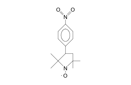 1-Pyrrolidinyloxy, 2,2,5,5-tetramethyl-3-(4-nitrophenyl)-