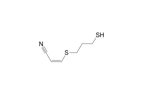 2-Propenenitrile, 3-[(3-mercaptopropyl)thio]-, (Z)-