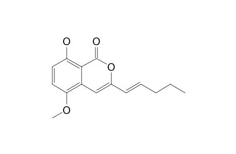 (E)-8-HYDROXY-5-METHOXY-3-(1-PENTENYL)-ISOCOUMARIN