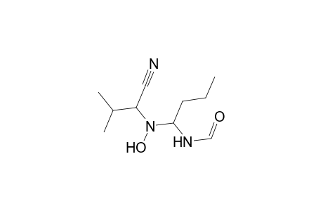 Formamide, N-[1-[(1-cyano-2-methylpropyl)hydroxyamino]butyl]-