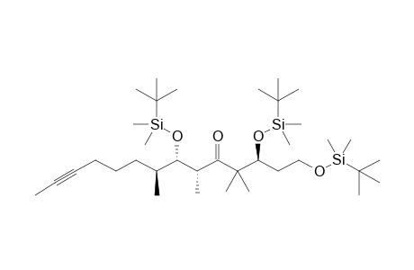 (3S,6R,7S,8S)-1,3,7-Tris-(tert-butyldimethylsilyloxy)-4,4,6,8-tetramethyltetradec-12-yne-5-one
