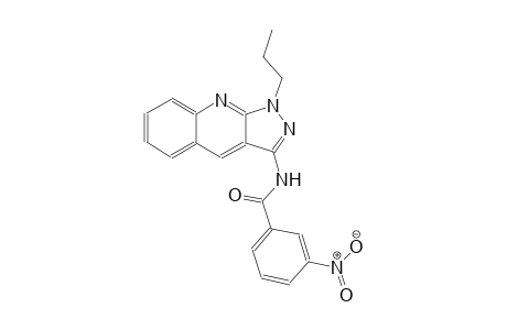 3-nitro-N-(1-propyl-1H-pyrazolo[3,4-b]quinolin-3-yl)benzamide