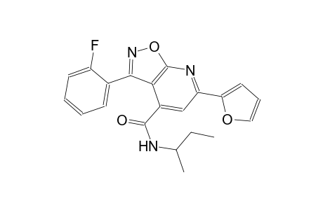 isoxazolo[5,4-b]pyridine-4-carboxamide, 3-(2-fluorophenyl)-6-(2-furanyl)-N-(1-methylpropyl)-
