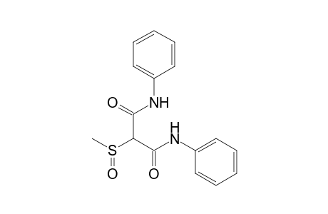 Propanediamide, 2-(methylsulfinyl)-N1,N3-diphenyl-