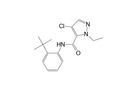 N-(2-tert-butylphenyl)-4-chloro-1-ethyl-1H-pyrazole-5-carboxamide