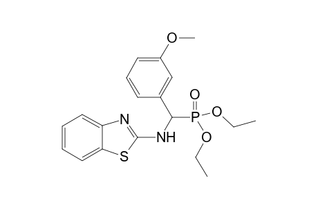 Diethyl (3-methoxyphenyl)(benzo[d]thiazol-2-ylamino)methyl Phosphonate