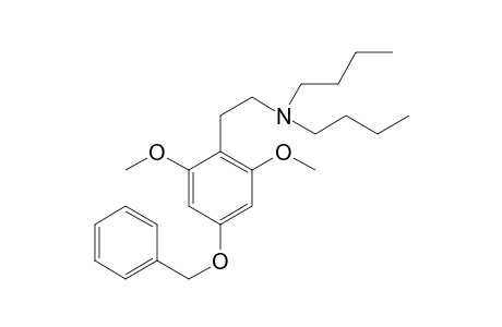 N,N-Dibutyl-4-benzyloxy-2,6-dimethoxyphenethylamine