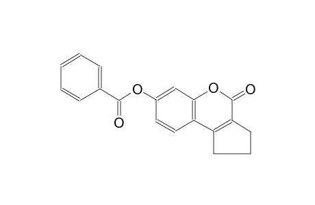 cyclopenta[c][1]benzopyran-4(1H)-one, 7-(benzoyloxy)-2,3-dihydro-