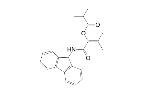 Propanoic acid, 2-methyl-, 1-[(9H-fluoren-9-ylamino)carbonyl]-2-methyl-1-propenyl ester