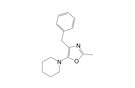 1-(4-benzyl-2-methyl-1,3-oxazol-5-yl)piperidine
