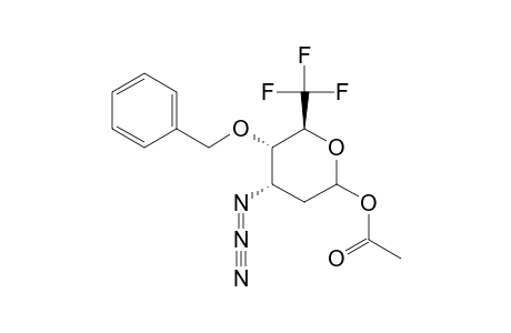 1-O-ACETYL-3-AZIDO-4-O-BENZYL-2,3,6-TRIDEOXY-6,6,6-TRIFLUORO-BETA-D-RIBO-HEXOPYRANOSE