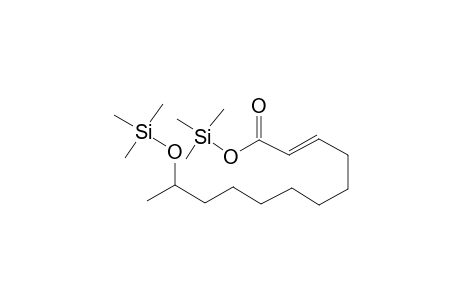 Dodec-2-enoic acid <11-hydroxy->, di-TMS