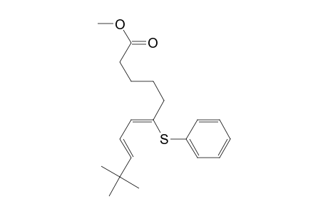 Methyl (6Z,8E)-10,10-Dimethyl-6-(phenylthio)-6,8-undecadienoate