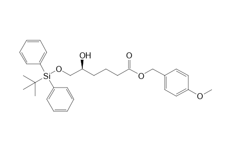 4-Methoxyphenylmethyl (5S)-6-[(tert-butyldiphenylsilyl)oxy]-5-hydroxyhexanoate