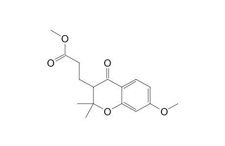METHYL-3-(7-METHOXY-2,2-DIMETHYL-4-OXOCHROMAN-3-YL)-PROPANOATE