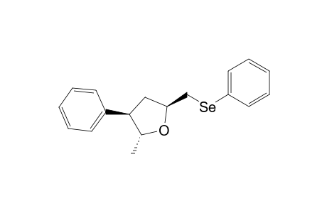 (2R,3R,5S)-2-Methyl-3-phenyl-5-[(phenylseleno)methyl]tetrahydrofuran