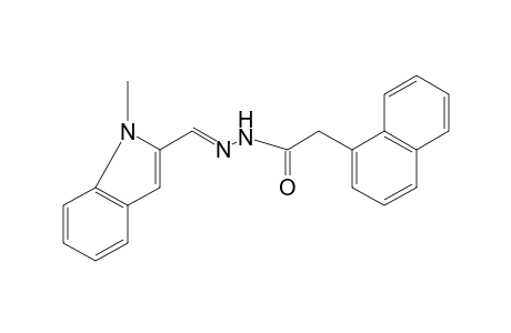 1-NAPHTHALENEACETIC ACID, [(1-METHYLINDOL-2-YL)METHYLENE]HYDRAZIDE