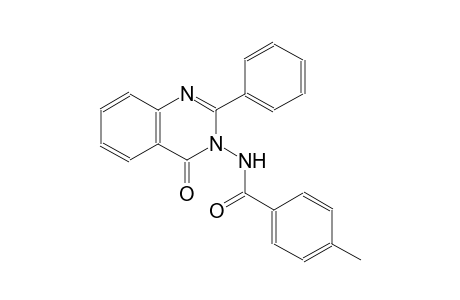 4-methyl-N-(4-oxo-2-phenyl-3(4H)-quinazolinyl)benzamide