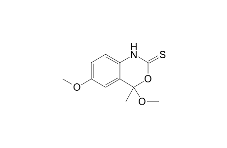 4,6-Dimethoxy-4-methyl-1,4-dihydro-3,1-benzoxazine-2-thione