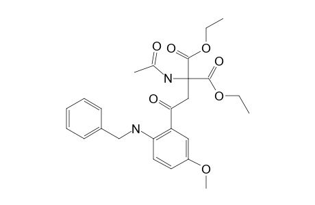 DIETHYL-2-[2-(2-BENZYLAMINO-5-METHOXYPHENYL)-2-OXOETHYL]-ACETAMIDO-MALONATE
