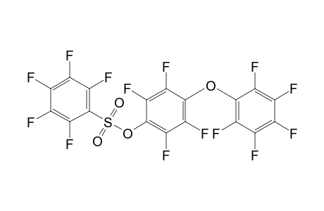 p-Pentafluorophenyloxytetrafluorophenyl pentafluorobenzenesulphonate