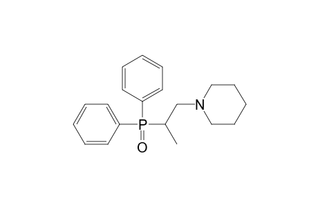 Piperidine, 1-[2-(diphenylphosphinyl)propyl]-, (.+-.)-