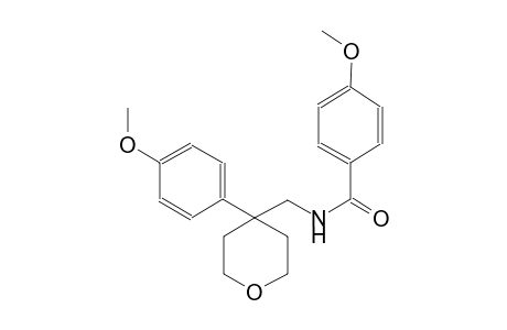 benzamide, 4-methoxy-N-[[tetrahydro-4-(4-methoxyphenyl)-2H-pyran-4-yl]methyl]-