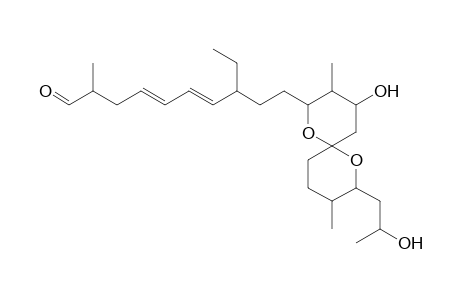 (4E,6E)-8-Ethyl-10-[4-hydroxy-8-(2-hydroxypropyl)-3,9-dimethyl-1,7-dioxaspiro[5.5]undec-2-yl]-2-methyl-4,6-decadienal