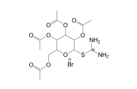 2-((2S,3R,4S,5R,6S)-3,4,5-triacetoxy-6-(acetoxymethyl)tetrahydro-2H-pyran-2-yl)isothiouronium bromide