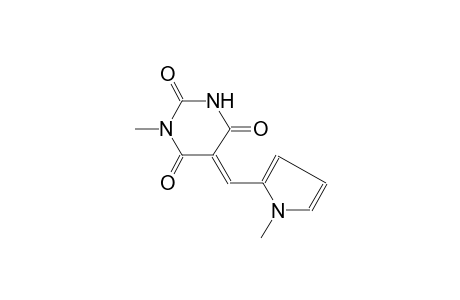 2,4,6(1H,3H,5H)-pyrimidinetrione, 1-methyl-5-[(1-methyl-1H-pyrrol-2-yl)methylene]-, (5E)-