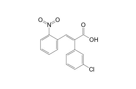 (E)-2-(3-chlorophenyl)-3-(2-nitrophenyl)-2-propenoic acid