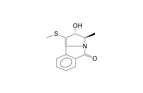 1-METHYLTHIO-3-METHYL-2-HYDROXYBENZOPYRROLIZIDIN-5-ONE