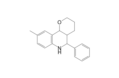 9-methyl-5-phenyl-3,4,4a,5,6,10b-hexahydro-2H-pyrano[3,2-c]quinoline