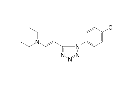 trans-1-(p-chlorophenyl)-5-[2-(diethylamino)vinyl]-1H-tetrazole
