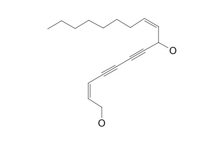 (8S)-Heptadeca-2(Z),9(Z)-diene-4,6-diyne-1,8-diol