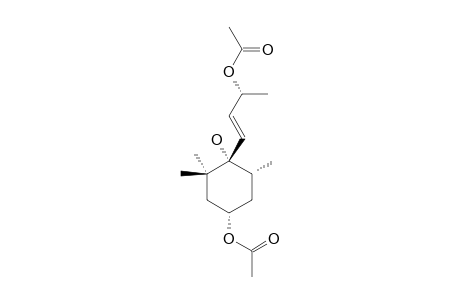 acetic acid [(E,1R)-3-[(1S,4S,6R)-4-acetoxy-1-hydroxy-2,2,6-trimethyl-cyclohexyl]-1-methyl-prop-2-enyl] ester