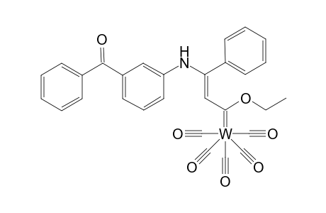 E-[3-(Benzoylphenyphenyllamino)-1-ethoxy-3-phenyl-(E)-2-propenylidene ]pentacarbonyl tungsten