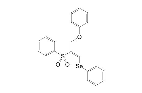 (Z)-(3-phenoxy-2-(phenylsulfonyl)prop-1-enyl)(phenyl)selane