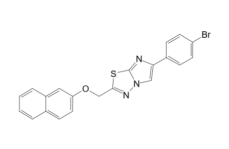 2-[(Naphthalen-2-yloxy)methyl]-6-(4-bromophenyl)imidazo[2,1-b][1,3,4]thiadiazole