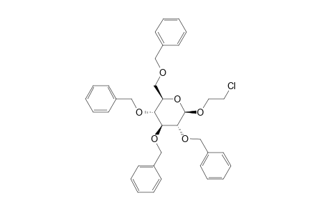 1-O-(2-CHLOROETHYL)-2,3,4,6-TETRA-O-BENZYL-BETA-D-GLUCOPYRANOSIDE