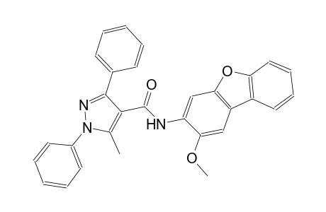 N-(2-methoxydibenzo[b,d]furan-3-yl)-5-methyl-1,3-diphenyl-1H-pyrazole-4-carboxamide