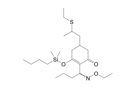 2-Cyclohexen-1-one, 3-[(butyldimethylsilyl)oxy]-2-[1-(ethoxyimino)butyl]-5-[2-(ethylthio)propyl]-