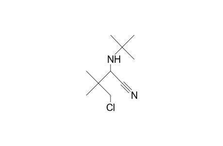 2-(N-tert-Butyl)amino-4-chloro-3,3-dimethyl-butanenitrile