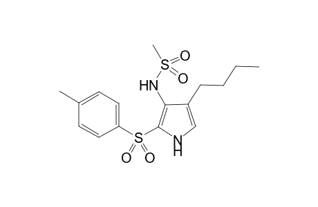 N-{4-Butyl-2-[(4-methylphenyl)sulfonyl]-1H-pyrrol-3-yl}methanesulfonamide