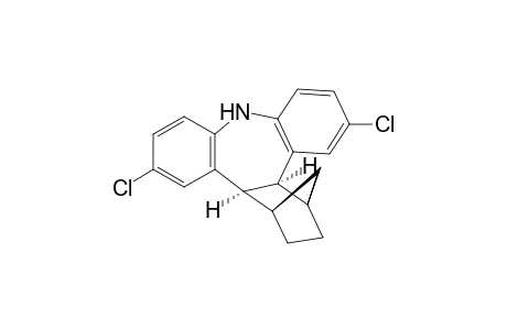 cis,exo-1,2,3,4,4a,13b-Hexahydro-1,4-methano-6,12-dichloro-9H-tribenzo[b,f]azepine
