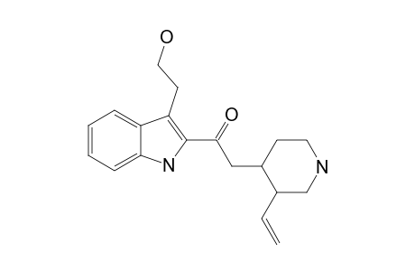 (+/-)-CINCHONAMINONE;(+/-)-3-(2-HYDROXYETHYL)-2-[2-(3-VINYLPIPERIDIN-4-YL)-ACETYL]-INDOLE