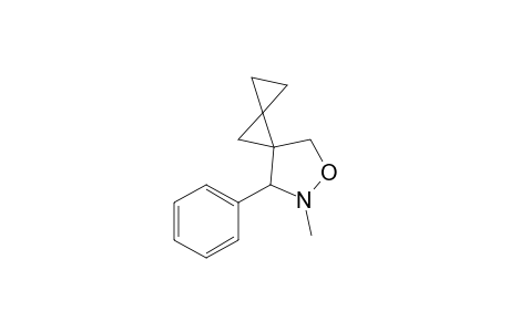 6-Methyl-5-phenyl-7-oxa-6-azadispiro[2.0.4^{4}.1^{3}]nonane