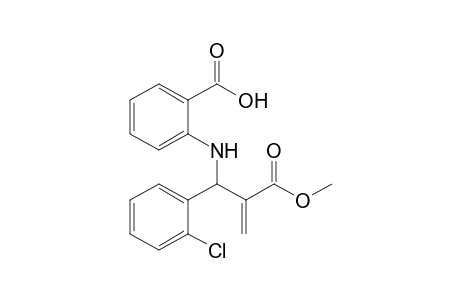 Methyl 3-[2'-(hydroxycarbonyl)phenylamino]-2-methylene-3-(2"-chlorophenyl)propanoate