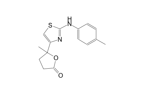 5-methyl-5-[2-(4-toluidino)-1,3-thiazol-4-yl]dihydro-2(3H)-furanone