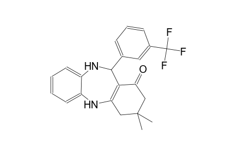 1H-dibenzo[b,e][1,4]diazepin-1-one, 2,3,4,5,10,11-hexahydro-3,3-dimethyl-11-[3-(trifluoromethyl)phenyl]-
